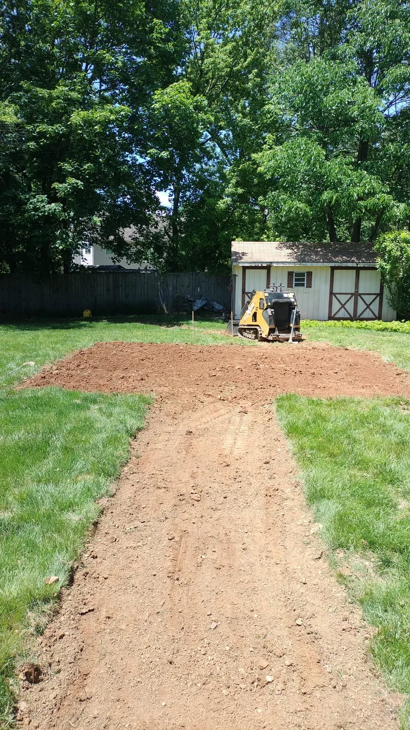 Landscape Grading Dirt Leveling Prep