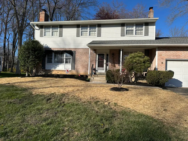 Lawn Renovation Seeding And Straw