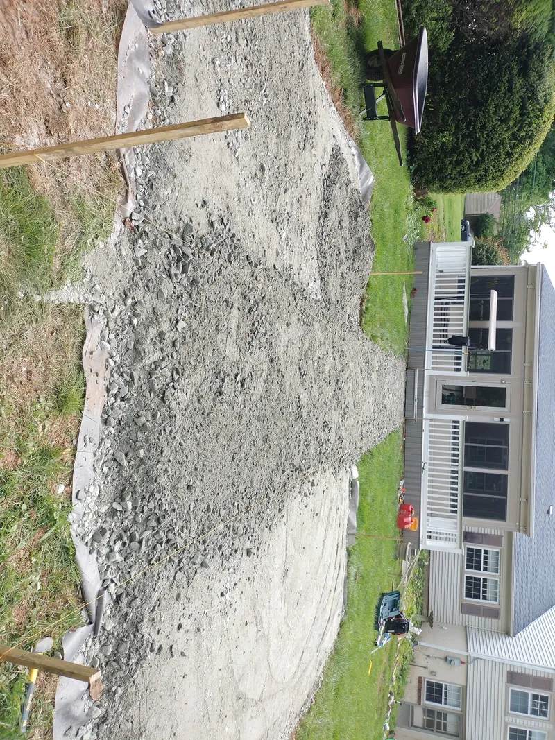 Paver Patio Base Gravel Prep