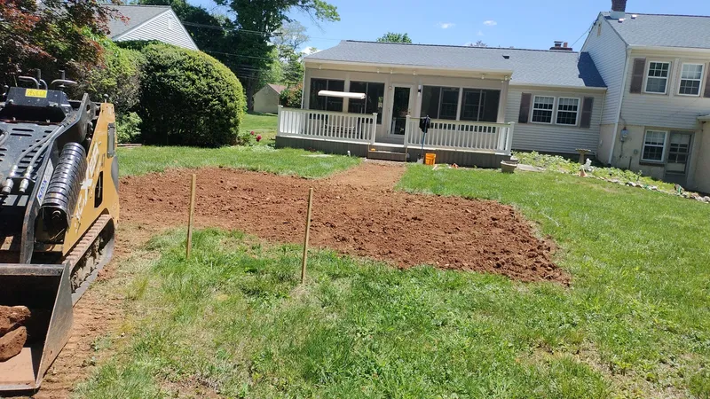 Site Excavation Grading Skid Steer